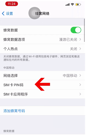 西藏苹果14维修网分享如何给iPhone14的SIM卡设置密码 