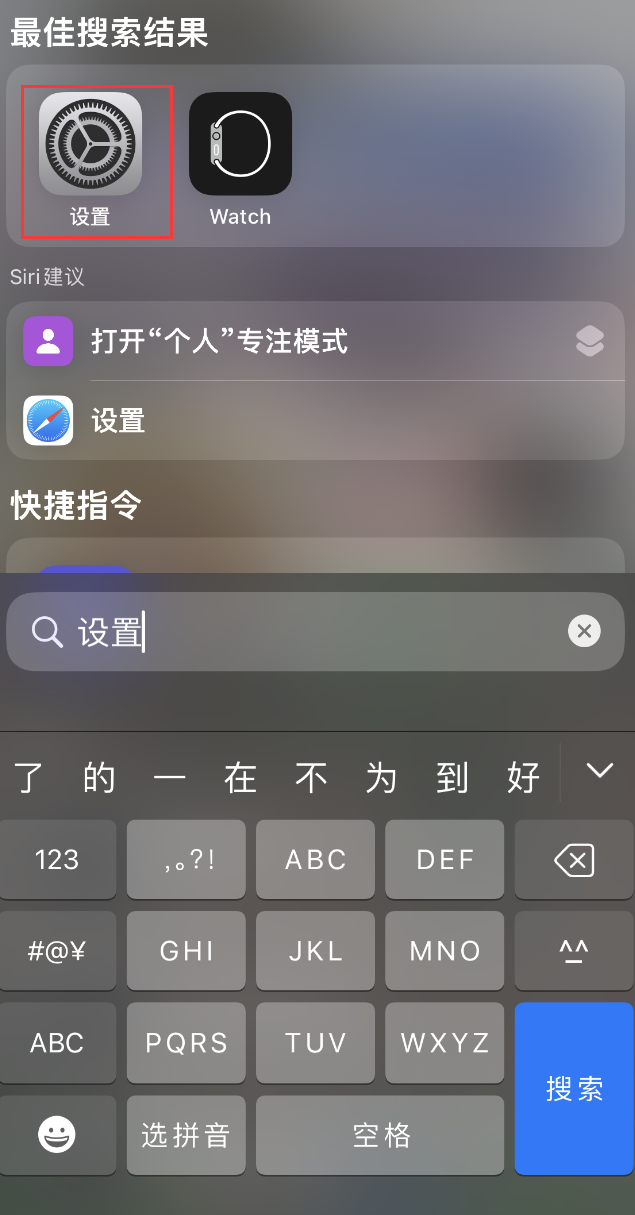 西藏苹果手机维修分享：iPhone 找不到“设置”或“App Store”怎么办？ 